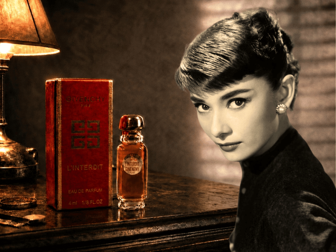 Hepburn Givenchy L'Interdit